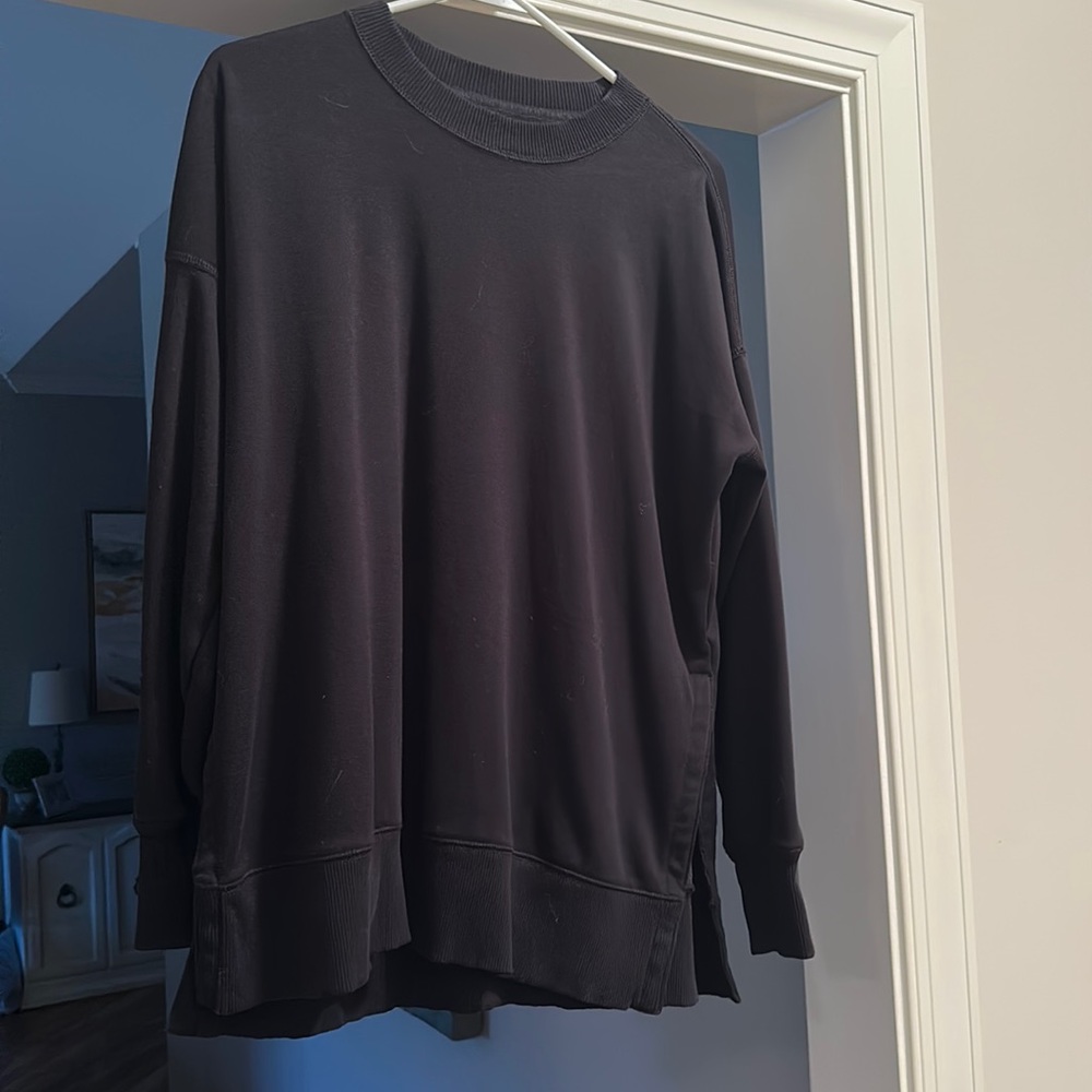 NWOT (xs) oversized aerie plush interior jegging sweatshirt